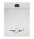 Jinal Integrated LED Pendant Ceiling Light Black Triac Dimmable LED 34W 2482lm 3000K-4