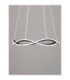 Jinal Integrated LED Pendant Ceiling Light Black Triac Dimmable LED 34W 2482lm 3000K-5