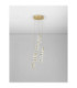 Soline Cluster Pendant Ceiling Light Gold Triac Dimmable LED 54W 2196lm 3000K-3