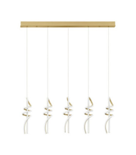 Soline Bar Pendant Ceiling Light Gold Triac Dimmable LED 90W 3673lm 3000K-1