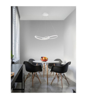 Fusion Integrated LED Pendant Ceiling Light White LED 53W 4081lm 3000K-2