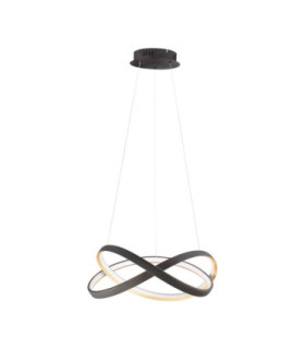 Odrey Integrated LED Pendant Ceiling Light Sandy Black Gold Dimmable LED 40W 2033lm 2700-3500-5000K CCT Remote Control-1