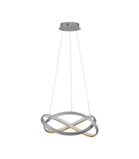 Odrey Integrated LED Pendant Ceiling Light Silver Gold Dimmable LED 40W 2033lm 2700-3500-5000K CCT Remote Control-1