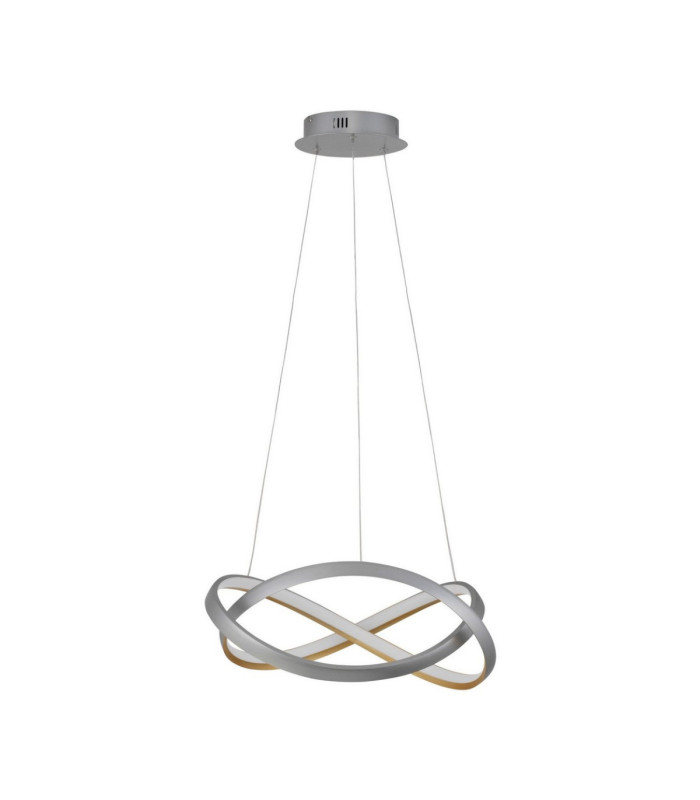 Odrey Integrated LED Pendant Ceiling Light Silver Gold Dimmable LED 40W 2033lm 2700-3500-5000K CCT Remote Control-1