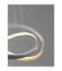 Odrey Integrated LED Pendant Ceiling Light Silver Gold Dimmable LED 40W 2033lm 2700-3500-5000K CCT Remote Control-2