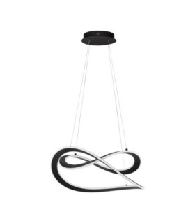 Celestia Integrated LED Pendant Ceiling Light Black Triac Dimmable LED 87W 3141lm 3000K-1