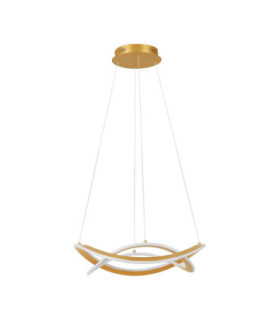 Celestia Integrated LED Pendant Ceiling Light Brass Gold Triac Dimmable LED 87W 3141lm 3000K-1