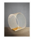 Valentin Round Integrated LED Table Lamp Matt Gold Triac Dimmable LED 14W 786lm 3000K-4