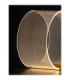 Valentin Round Integrated LED Table Lamp Matt Gold Triac Dimmable LED 14W 786lm 3000K-7
