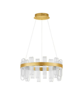 Argo Integrated LED Pendant Ceiling Light Brass Gold Triac Dimmable LED 81W 3120lm 3000K-1
