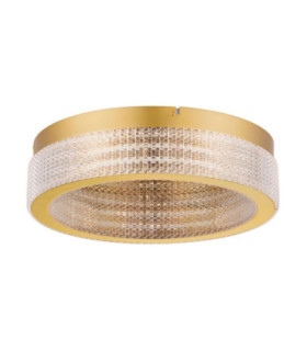 Kinara Integrated LED Semi Flush Ceiling Light Platinum Gold Triac Dimmable LED 46W 2764lm 3000K-1