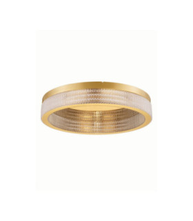 Kinara Integrated LED Semi Flush Ceiling Light Platinum Gold Triac Dimmable LED 70W 3666lm 3000K-1