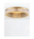 Kinara Integrated LED Semi Flush Ceiling Light Platinum Gold Triac Dimmable LED 70W 3666lm 3000K-3