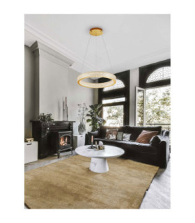 Kinara Integrated LED Pendant Ceiling Light Platinum Gold Triac Dimmable LED 70W 5286lm 3000K-2