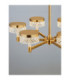 Bion Multi Arm Pendant Ceiling Light Brass Gold LED 38W 2399lm 3000K-5