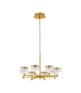 Bion Multi Arm Pendant Ceiling Light Brass Gold LED 48W 3094lm 3000K-1
