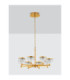 Bion Multi Arm Pendant Ceiling Light Brass Gold LED 48W 3094lm 3000K-3