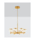Bion Multi Arm Pendant Ceiling Light Brass Gold LED 48W 3094lm 3000K-4