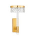 Bion Integrated LED Wall Lamp Brass Gold LED 8W 490lm 3000K-1