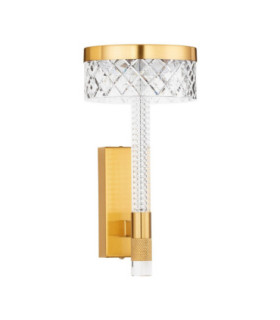 Bion Integrated LED Wall Lamp Brass Gold LED 8W 490lm 3000K-1