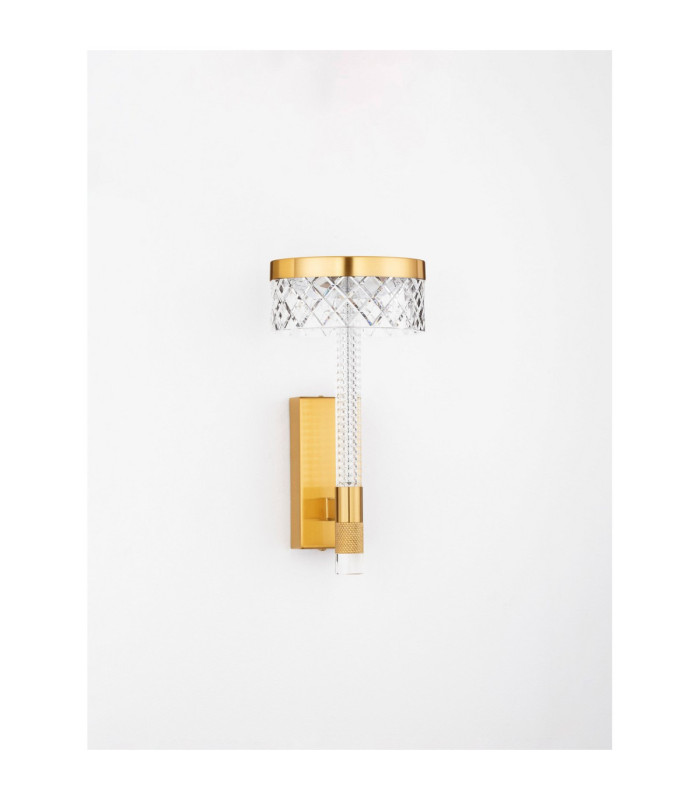 Bion Integrated LED Wall Lamp Brass Gold LED 8W 490lm 3000K-3
