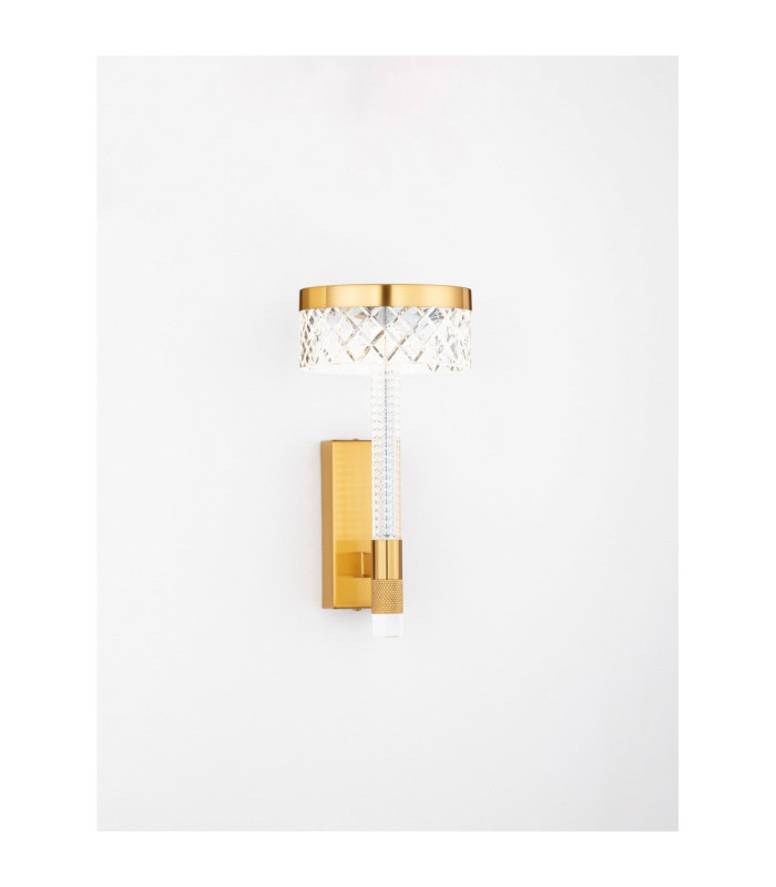 Bion Integrated LED Wall Lamp Brass Gold LED 8W 490lm 3000K-4