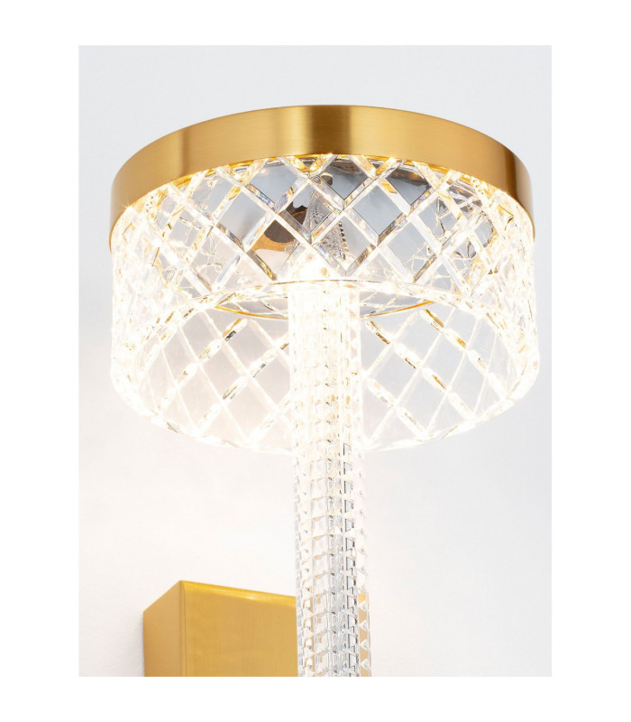 Bion Integrated LED Wall Lamp Brass Gold LED 8W 490lm 3000K-7