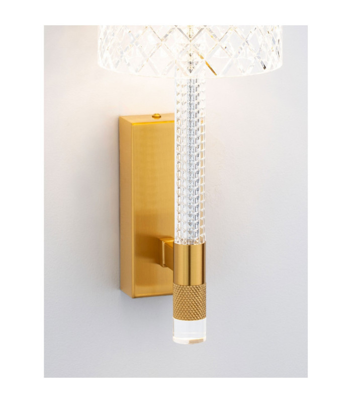 Bion Integrated LED Wall Lamp Brass Gold LED 8W 490lm 3000K-10