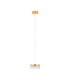 Bion Slim Pendant Ceiling Light Brass Gold LED 6W 383lm 3000K-1