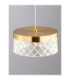 Bion Slim Pendant Ceiling Light Brass Gold LED 6W 383lm 3000K-2