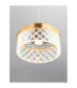Bion Slim Pendant Ceiling Light Brass Gold LED 6W 383lm 3000K-5