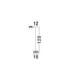 Bion Slim Pendant Ceiling Light Brass Gold LED 6W 383lm 3000K-7