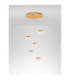 Bion Cluster Pendant Ceiling Light Brass Gold LED 32W 1993lm 3000K-3