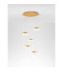 Bion Cluster Pendant Ceiling Light Brass Gold LED 32W 1993lm 3000K-4