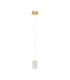 Phos Slim Pendant Ceiling Light Brass Gold LED 6W 385lm 3000K-1