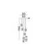Phos Cluster Pendant Ceiling Light Brass Gold Triac Dimmable LED 28W 1792lm 3000K-7