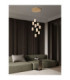 Phos Cluster Pendant Ceiling Light Brass Gold Triac Dimmable LED 46W 2951lm 3000K-2