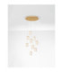 Phos Cluster Pendant Ceiling Light Brass Gold Triac Dimmable LED 46W 2951lm 3000K-4