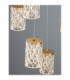 Phos Cluster Pendant Ceiling Light Brass Gold Triac Dimmable LED 46W 2951lm 3000K-5