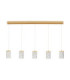 Phos Bar Pendant Ceiling Light Brass Gold Triac Dimmable LED 28W 1792lm 3000K-1