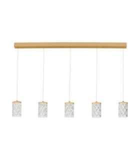 Phos Bar Pendant Ceiling Light Brass Gold Triac Dimmable LED 28W 1792lm 3000K-1