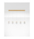 Phos Bar Pendant Ceiling Light Brass Gold Triac Dimmable LED 28W 1792lm 3000K-3