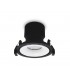 LED Recessed Round Downlight, Black/White, 40 deg. Beam Angle, 780lm, 4000K, IP20, DRIVER NOT INC. - 2