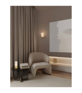 Phos Integrated LED Wall Lamp Brass Gold LED 6W 385lm 3000K-2