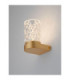 Phos Integrated LED Wall Lamp Brass Gold LED 6W 385lm 3000K-5