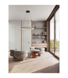 Lonela Integrated LED Pendant Ceiling Light Sandy Black Triac Dimmable LED 25W 1500lm 3000K-2