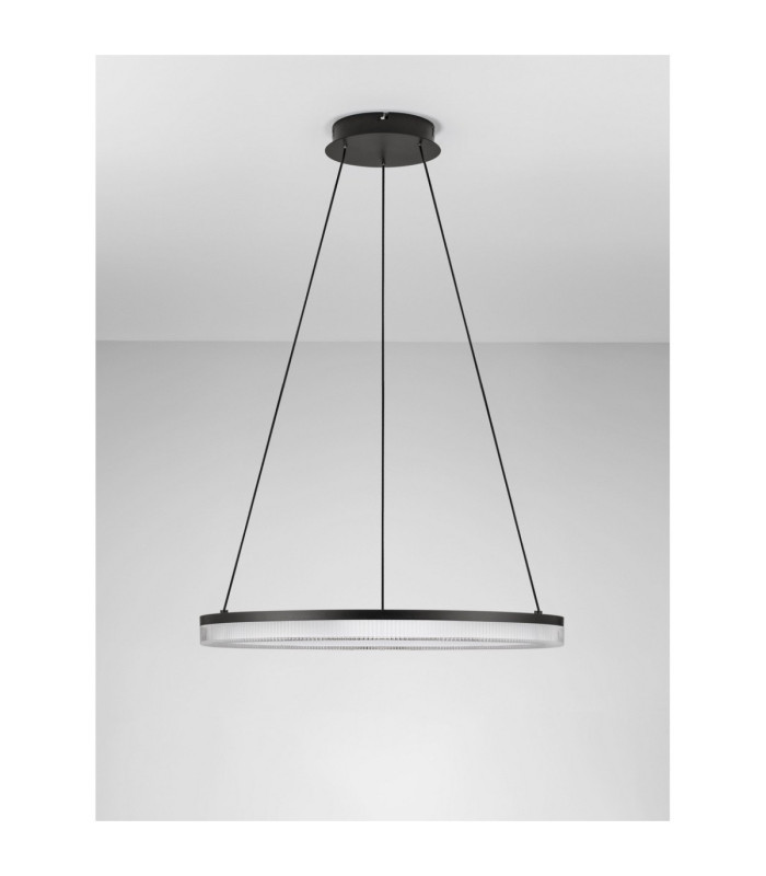Lonela Integrated LED Pendant Ceiling Light Sandy Black Triac Dimmable LED 25W 1500lm 3000K-3
