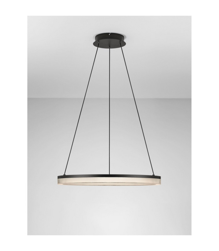 Lonela Integrated LED Pendant Ceiling Light Sandy Black Triac Dimmable LED 25W 1500lm 3000K-4