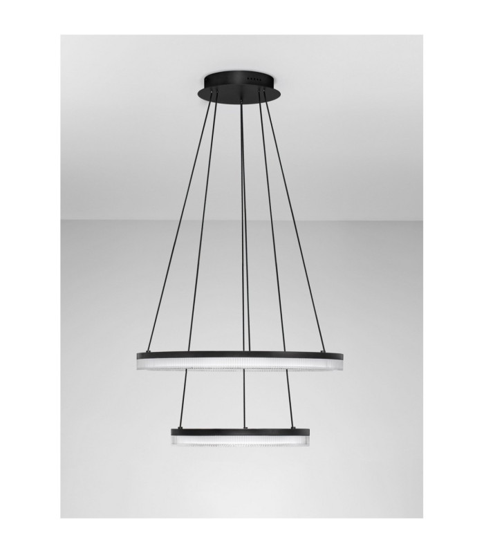 Lonela Integrated LED Pendant Ceiling Light Sandy Black Triac Dimmable LED 46W 3500lm 3000K-3