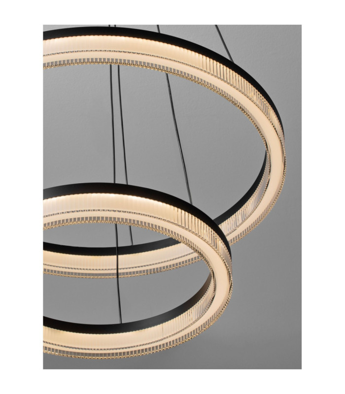 Lonela Integrated LED Pendant Ceiling Light Sandy Black Triac Dimmable LED 46W 3500lm 3000K-6